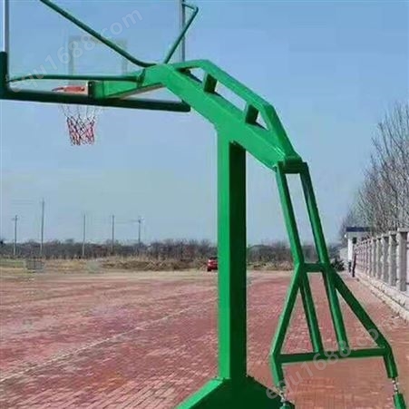 仿液压篮球架 平箱篮球架厂家 鸿福 独臂篮球架 欢迎