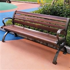 舒纳和是一家专业供塑木公园椅的厂家生产销售 户外公园椅 铸铝公园椅