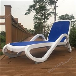 舒纳和户外沙滩椅 游泳馆躺椅 游泳池躺椅 塑料沙滩椅 ABS塑料绿色环保