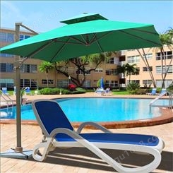 水上乐园户外产品沙滩椅结实耐用的ABS塑料沙滩椅防腐防晒的泳池躺椅