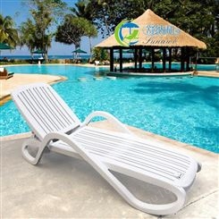 意大利ABS塑料休闲折叠沙滩椅舒纳和直供户外沙滩躺椅