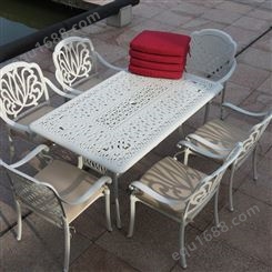 舒纳和 折叠桌椅 户外 欧式露天室外组合阳台防雨庭院休闲家具