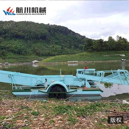 青州小型水面割草船 全自动河道保洁船 市政保洁项目保洁船