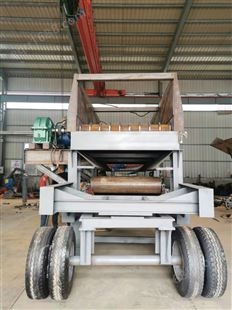 移动式泥石分离机 滚轴式移动筛分设备 金樽专业生产定制