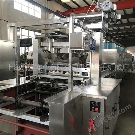 自动化润喉硬糖浇注生产线 茶糖成型设备 接受非标定制 上海合强糖果浇注机生产厂家