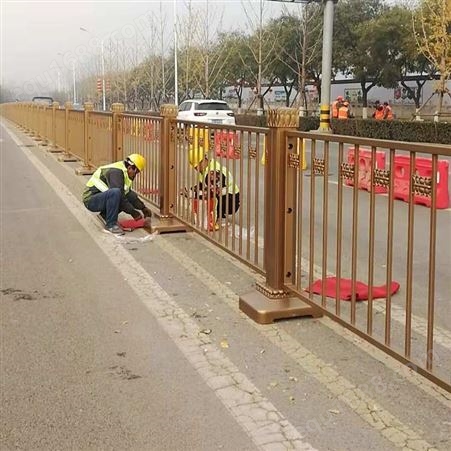 北京通州古铜色不锈钢隔离栏杆