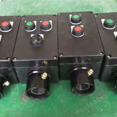 铸铝两灯两钮一表挂式操作柱 BZC51-A2D2B1G