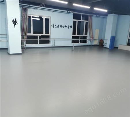 舞蹈教室地胶 舞蹈房塑胶地板质量可靠 舞蹈房地胶可定制