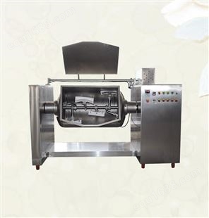 高粘度食品炒料机 横轴搅拌炒锅加工 大型不粘锅