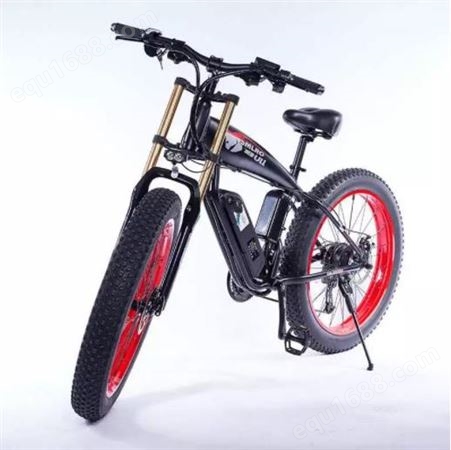 20寸镁合金一体轮铝合金折叠脚踏雪地电动自行车