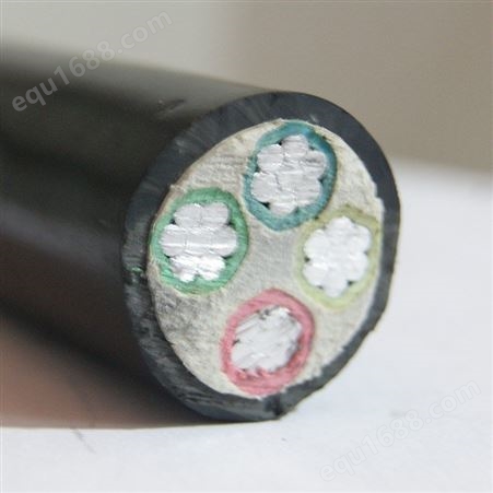 中策铝芯电缆 国标铝芯电缆聚氯乙烯0.6/1千伏VLV4*70平方铝芯线缆