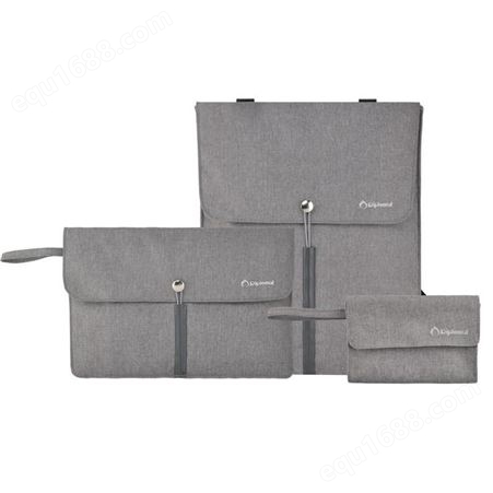 Diplomat 外交官背包+内胆包+手机包 组合三件套 DS-14065L 灰色