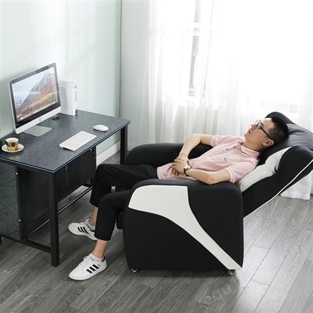 电竞沙发网吧沙发椅单人可躺懒人一体太空座舱家用网咖电脑桌椅子