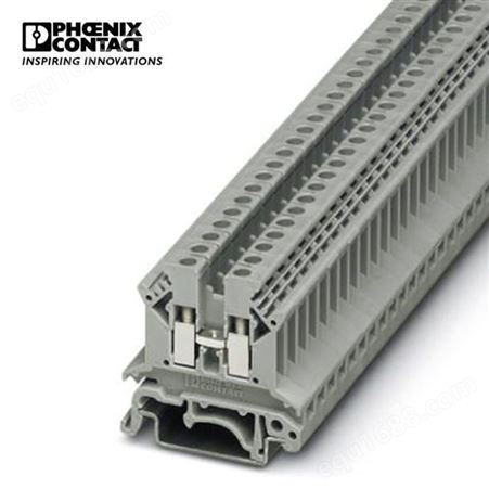 代理菲尼克斯uk2.5b快速接线端子排导轨插拔式电线3001035单品