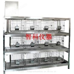 不锈钢兔笼架 中国白兔饲养笼架 动物实验饲养笼架