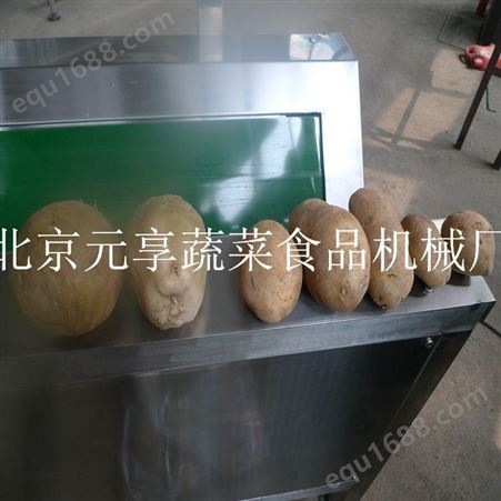 北京商用全自动双头切菜机直销-切丁切丝切段的机器-小型多功能切菜机价格-元享机械