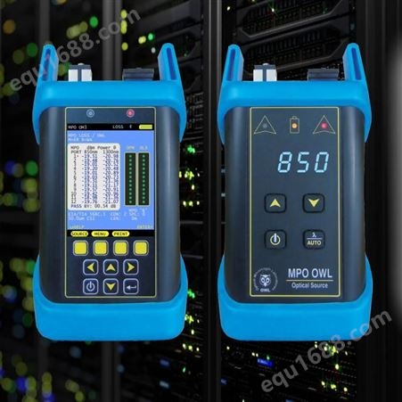 美国光波12芯电缆和链路光纤测试套件 OWL MPO 光功率计 光源 光开关