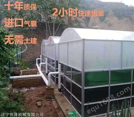 厂家安装地上组装式养殖场沼气池新型太阳能沼气池