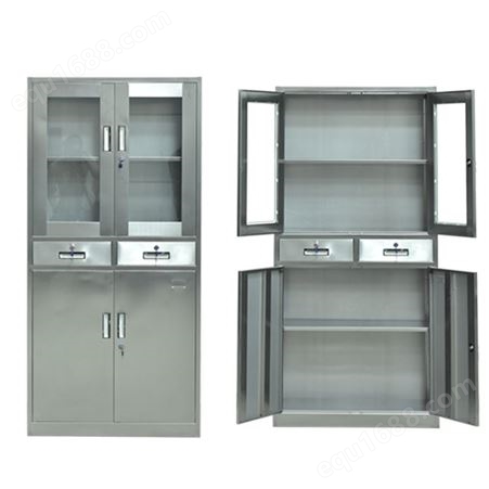 不锈钢厨房储物柜 不锈钢更衣柜 迪泰 DT-GYG009