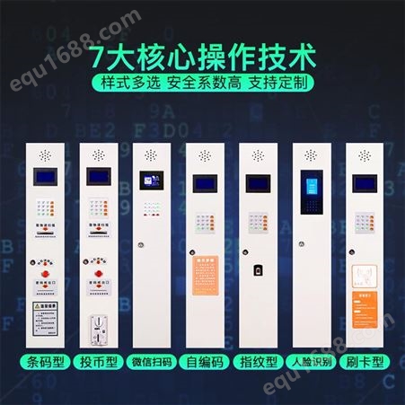 许昌电子存包柜生产商 人脸识别的储物柜流程 迪泰 DT-CBG-319
