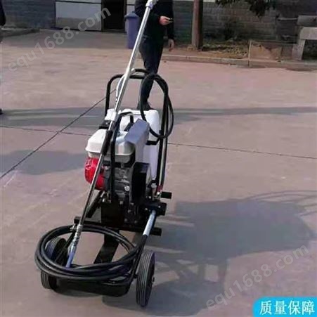 新疆昌吉 晋工路面撒布机手推式乳化沥青洒布机 操作视频