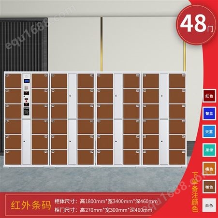 洛阳超市电子存包柜厂家 金华人脸识别储物柜价格 迪泰 DT-CBG-334