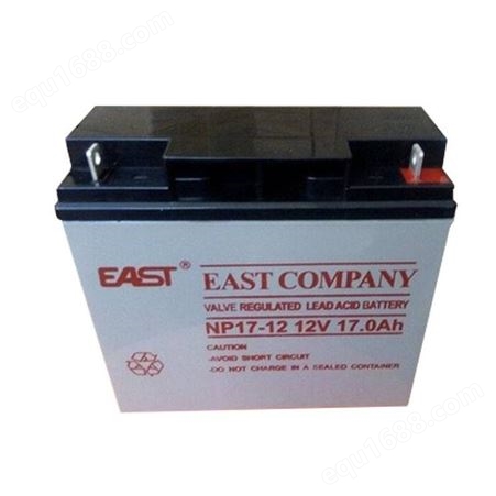 广东易事特ups蓄电池 NP17-12 EAST电池 12V17.0Ah 免维护贫液式蓄电池