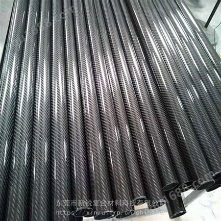 碳纤维管厂家供应尺寸碳纤管3K斜纹外内12mm异形碳纤管厂家