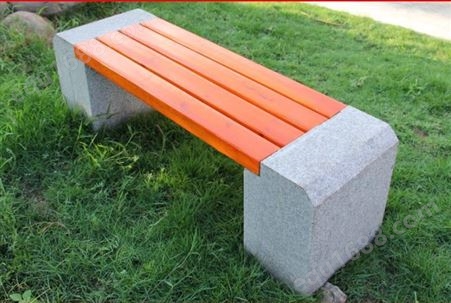 石头公园椅;公园大理石座椅;广场石头座凳;路椅户外长凳