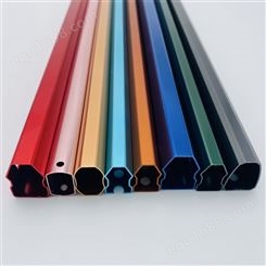 铝型材表面处理颜色全 铝管冲孔机加工 吉聚铝业