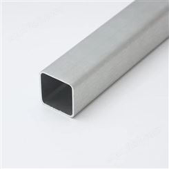 定制铝合金伸缩型机械铝管 铝方管型材幕墙隔断 6063工业铝方管