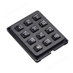 B110 工业键盘CE认证黑色塑料小键盘