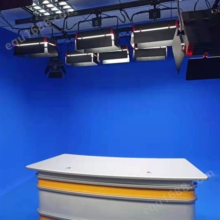 虚拟演播室装修方案 演播室灯光布置 蓝绿箱录音棚二次改造