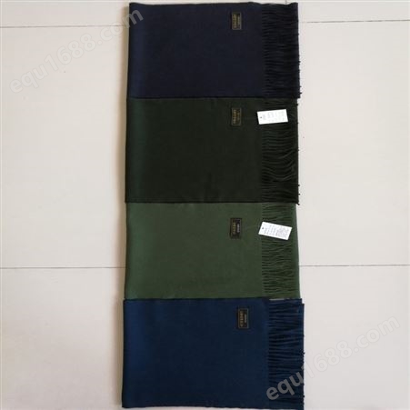围巾生产价格 围巾量大优惠 墨绿色围巾