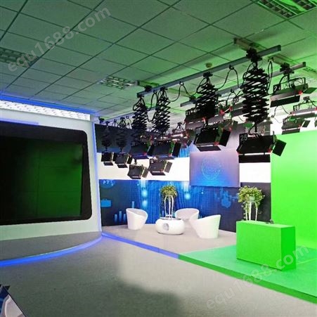 虚拟演播室系统 灯光搭建工程 直播间融媒体设计 演播室装修二次改造方案