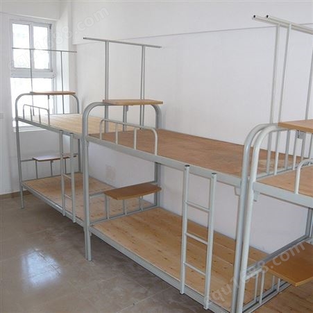 加厚双层铁架床铁床工厂员工双人上下铺高低双层床学生宿舍